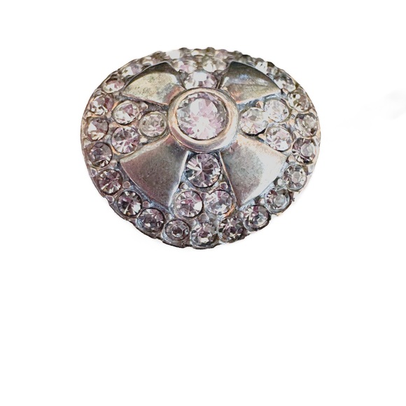 Chamilia “Faith” Swarovski Crystal Sterling Silver Charm NIB - Picture 3 of 9